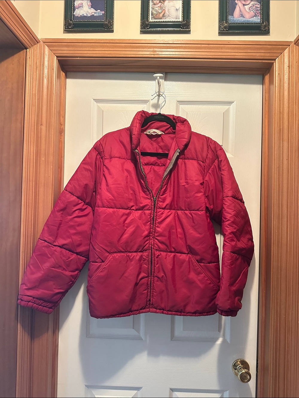 REI Men's Red Quilted Puffer Jacket Mens or women’s size med